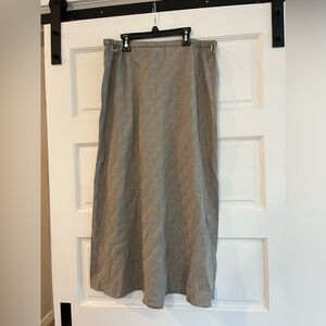 Eileen Fisher Midi Skirt - silk/linen blend